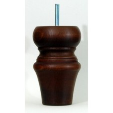 4 WOODEN FURNITURE FEET Ref