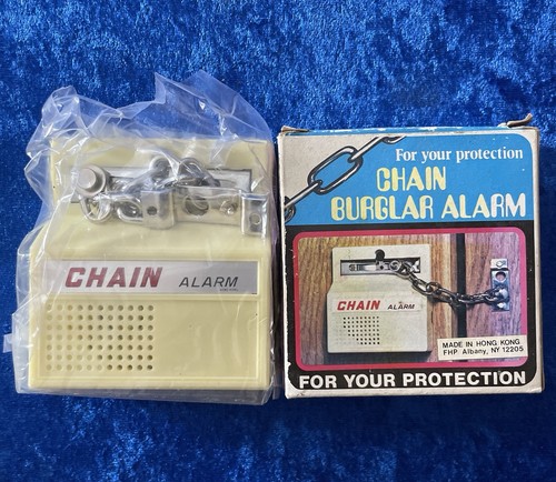 Vintage chain burglar alarm - chain,