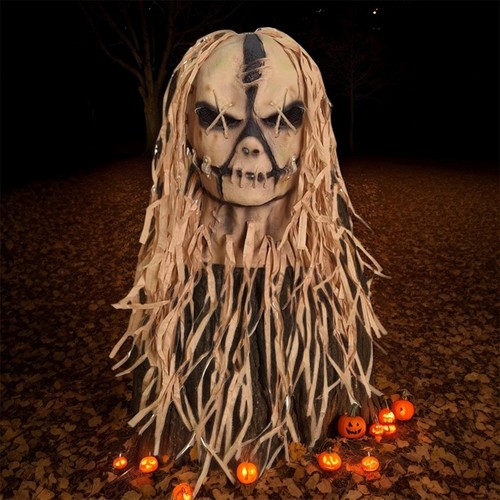 Scary scarecrow full head mask - scary,