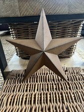 Rusty Tin metal Barn Star 30cm