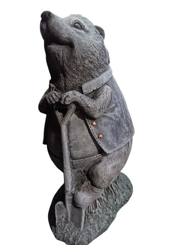 Stone garden hedgehog with - stone,