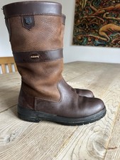 Dubarry Kildare Walnut Gor-tex & leather mid-calf boots size 4  v good condition