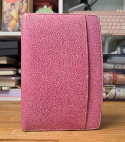 Filofax finsbury zip - zip, pink