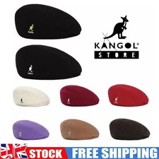 Kangol Wool 504 Flat Cap Men Women Casual Woolen Beret Hat Winter Newsboy Caps