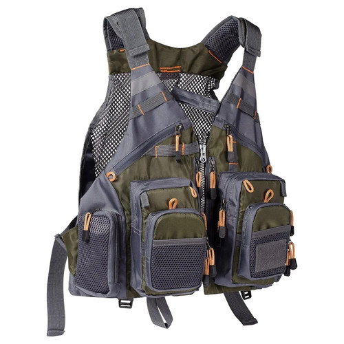 Breathable mesh fishing vest - breathable,