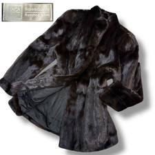 JINDO SAGA Mink Real Fur Coat