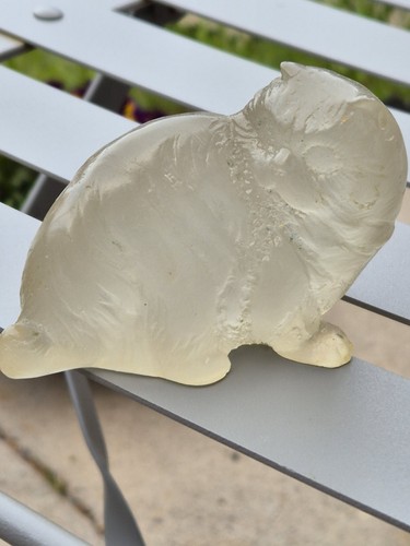 Vintage frosted satin glass - vintage,