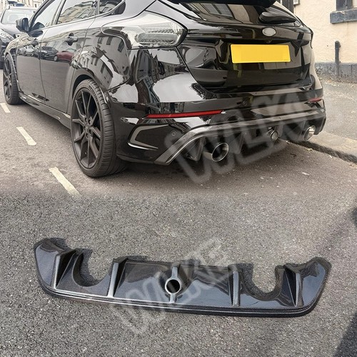 Carbon fiber rear diffuser - fiber,