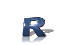 Scania Letter Badge R - To Fit