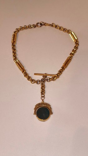 Antique 9ct gold double - antique,