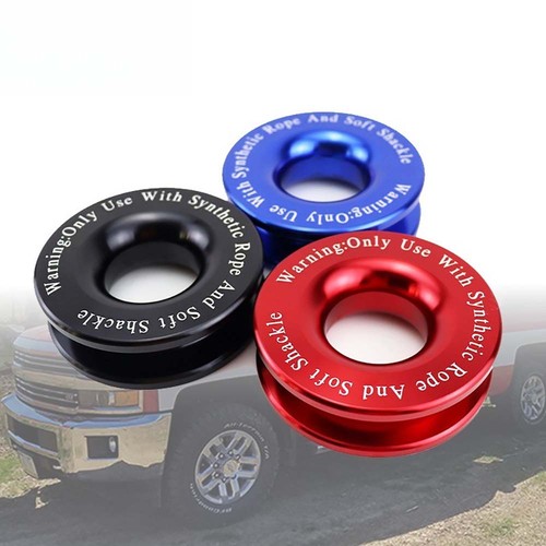 Aluminum winch snatch recovery - aluminum,