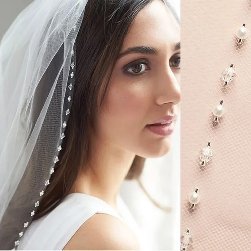 Ivory crystal pearl bridal - pearl,