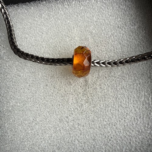 Trollbeads amber cognac facet - trollbeads,