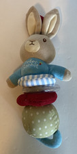 Peter Rabbit bunny kids preferred sensory toy vibrating rattle crinkle plush