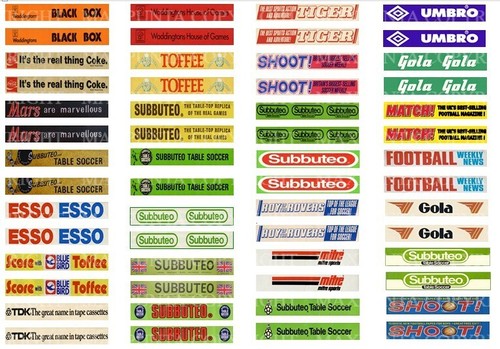 Subbuteo old advertising - subbuteo,