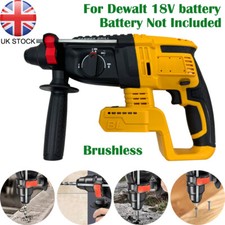 For Dewalt 18V 20V Cordless Drill Brushless SDS Rotary Electric Impact Hammer