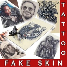 LARGE Tattoo Practice Fake Skin Blank Sheets 19.5x29 3mm thick quality Synthetic