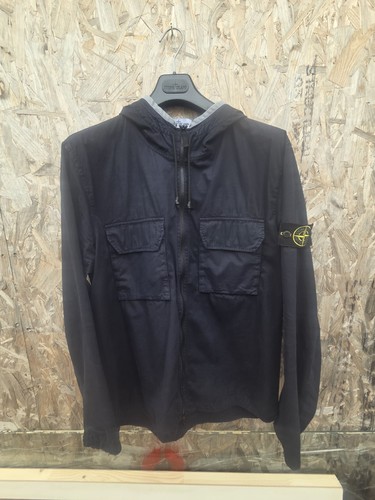 Stone island hooded overshirt - stone,