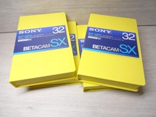4 New Sony Professional Digital Betacam SX BCT-32SXA Video Cassette Tapes