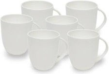 MAXWELL & WILLIAMS CASHMERE COUPE 6 x MUGS 420ml (BC1920) NEW/UNUSED