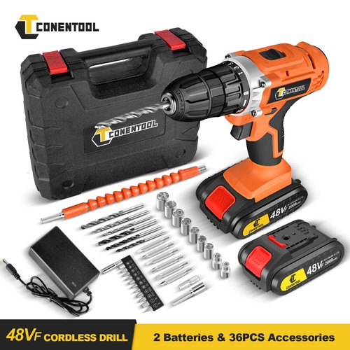 45nm cordless drill set 48v - 45nm,