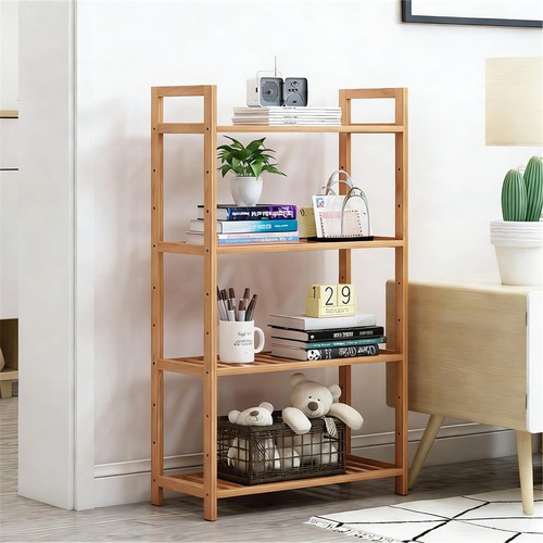 Bamboo tier storage shelving - tier,