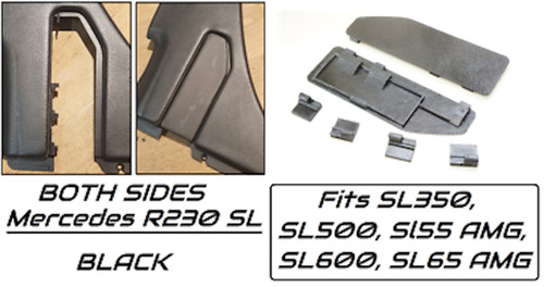 Convertible top flap trim - flap, roof