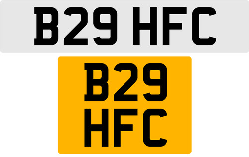 B29 hfc old style 3x3 - hfc, number