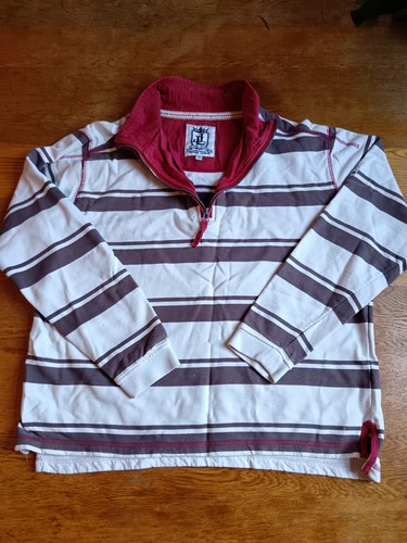 Lazy jacks stripe zip neck - lazy,