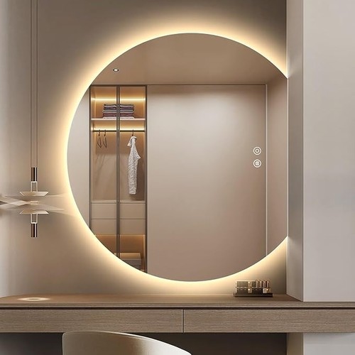 Half moon round - moon,