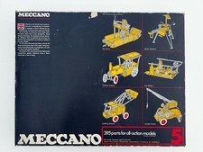 Meccano Set 5 Vintage Toy