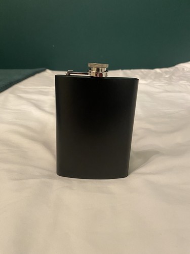 New stainless steel hip flask - new,
