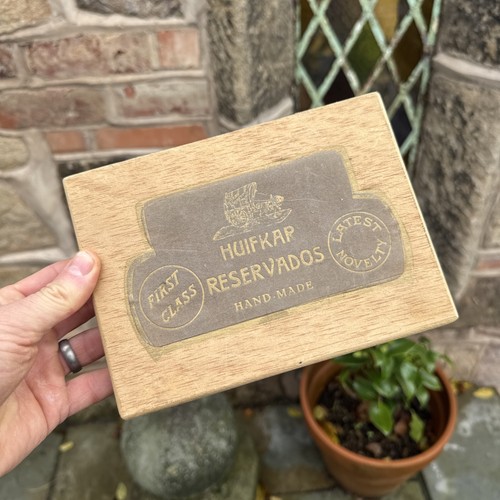 Vintage cigar box hufikar - box,