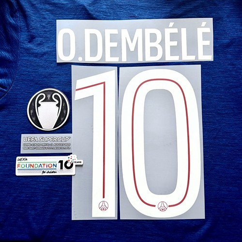 Psg dembele 10 european - psg, #10