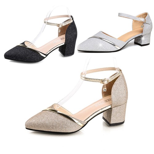 Womens glitter block heel - womens,
