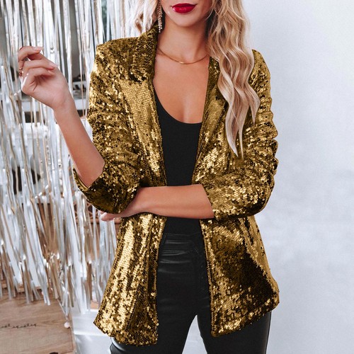 Ladies sparkly sequins - sparkly, long