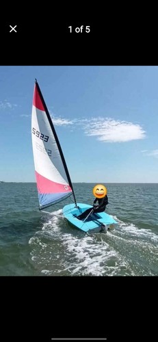 Blue topper dinghy with - blue,