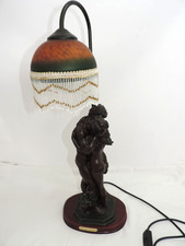JULIANA COLLECTION ART DECO LAMP- Glass Globe Diffuser With Bead Decoration