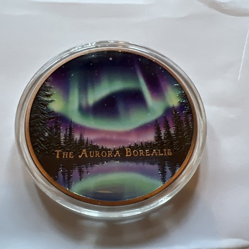 Copper coin aurora - 5, oz