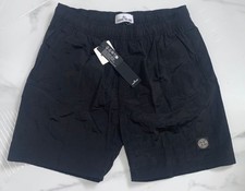 Men's Stone Island Nylon Metal Shimmer Effect Cargo Shorts Medium