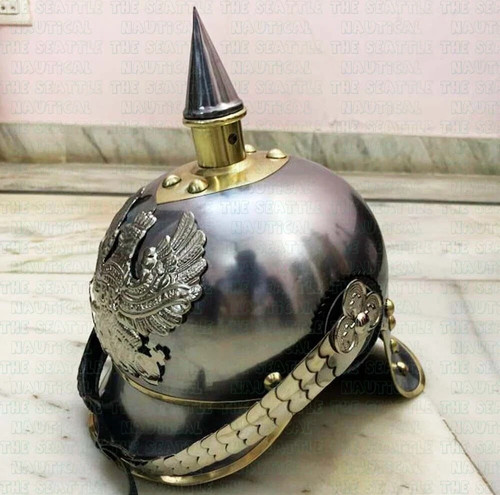 Prussian iron pickelhaube - iron,
