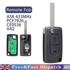 433MHz 2 Button Remote Key Fob