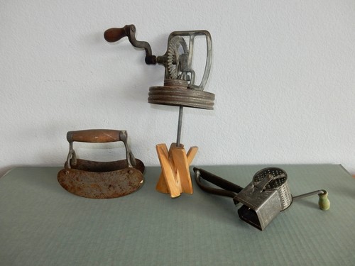 Vintage antique butter - butter, churn