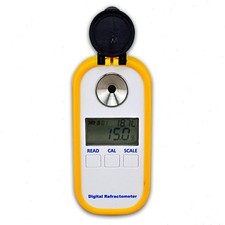 Digital Refractometer Brix Meter with Brix Range 0-50% LCD Display Screen