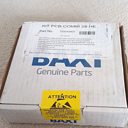 Baxi genuine parts pcb - kit, for