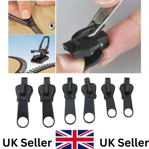 6pcs fix zipper zip slider - zip,