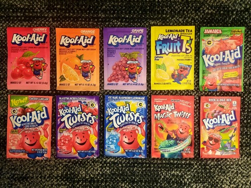 Vintage kool aid packet lot - packet,