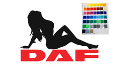 DAF Sexy girl HGV Truck Van