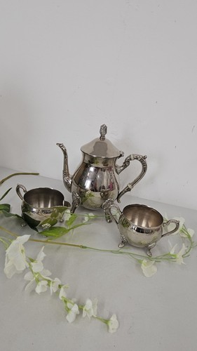 Vintage silver plate - vintage, teapot