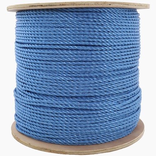 6mm blue rope - 500m, drum